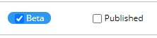 Beta Checkbox